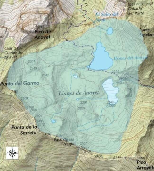 20260217 DGA prohibe baños Ibones Anayet acampada mapa